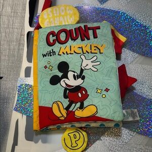Disney Count with Mickey Soft Book - Red, Yellow, Blue